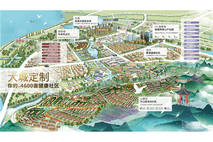 绿地·滇池国际健康城|山海里效果图