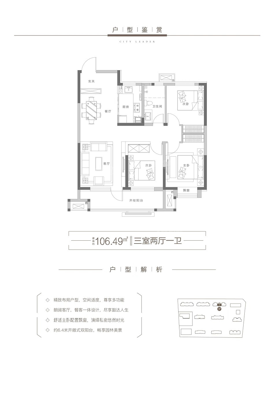 聊城·城市领秀户型图_房型图_户型图大全-聊城楼盘网
