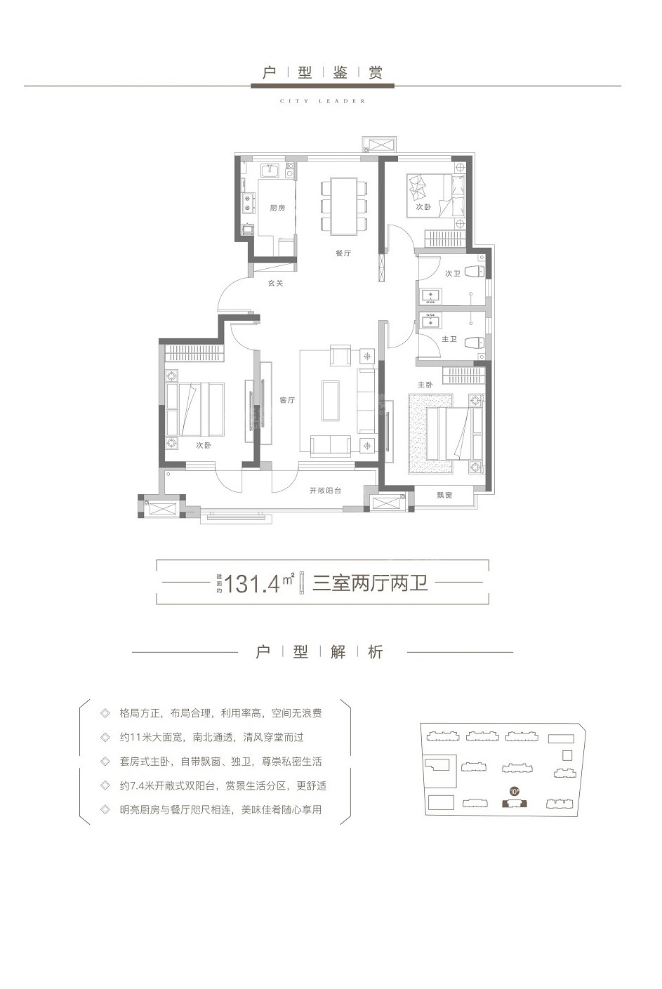 聊城·城市领秀户型图_房型图_户型图大全-聊城楼盘网
