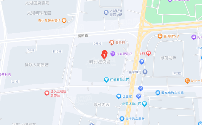 明发星悦城明发星悦城位置图