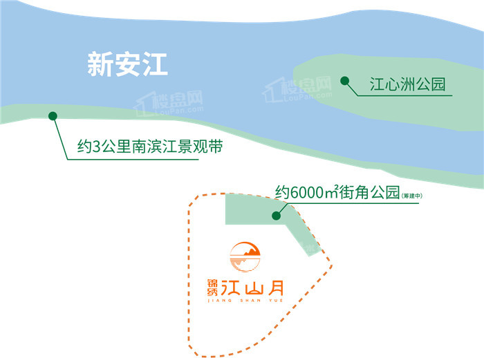 锦绣江山月位置图
