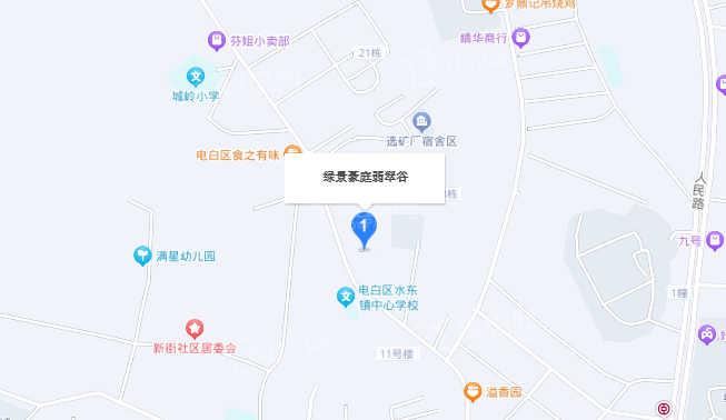 绿景豪庭· 翡翠谷位置图