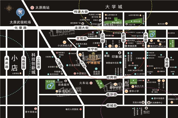 宁瑞鑫城位置图