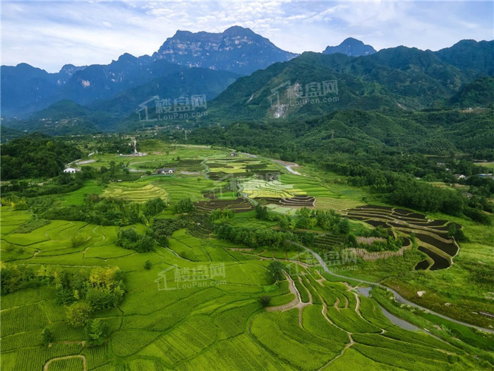 峨眉高桥里实景图