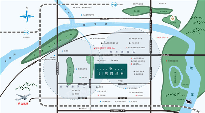 众恒·蓝城绿洲位置图