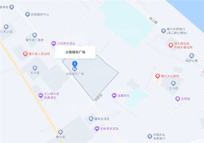 众恒城市广场位置图