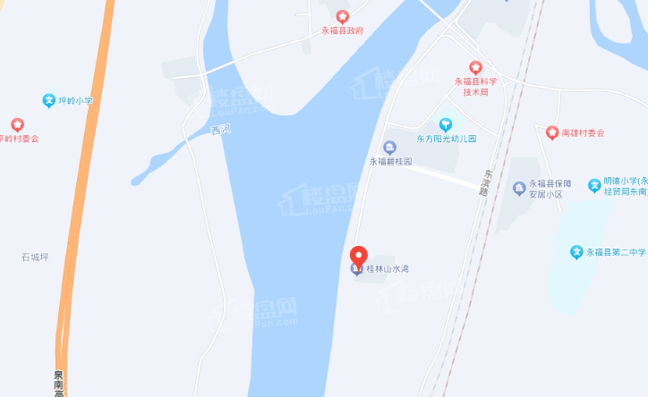 桂林山水湾位置图