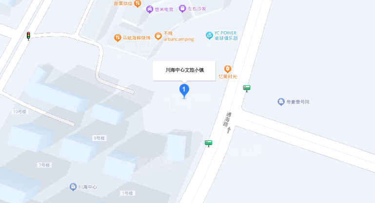 川海中心文旅小镇位置图