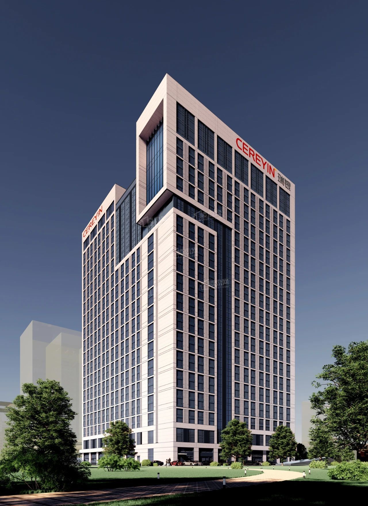 大厦 建筑 平面图 1280_1759 竖版 竖屏