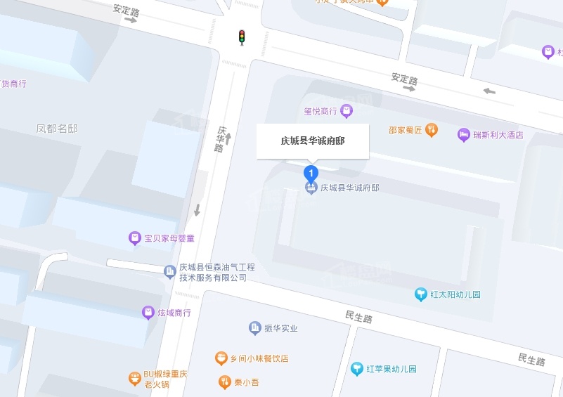 华诚府邸位置图