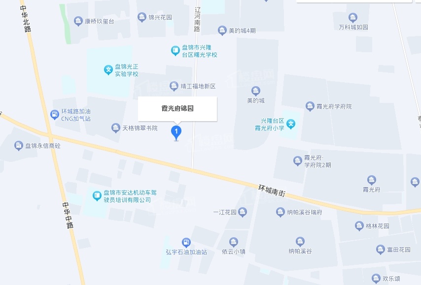 霞光府·锦园位置图