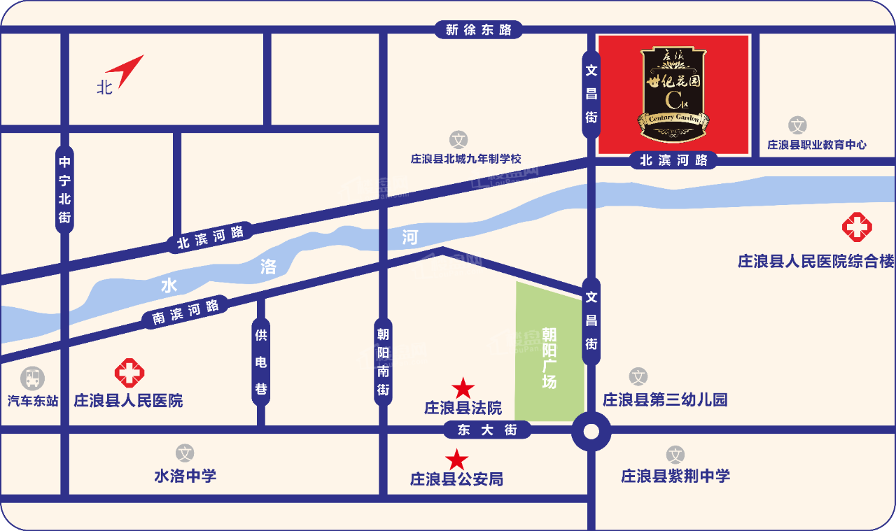 庄浪世纪花园C区庄浪世纪花园C区位置图