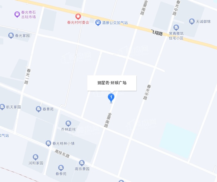 玥星荟·环球广场位置图