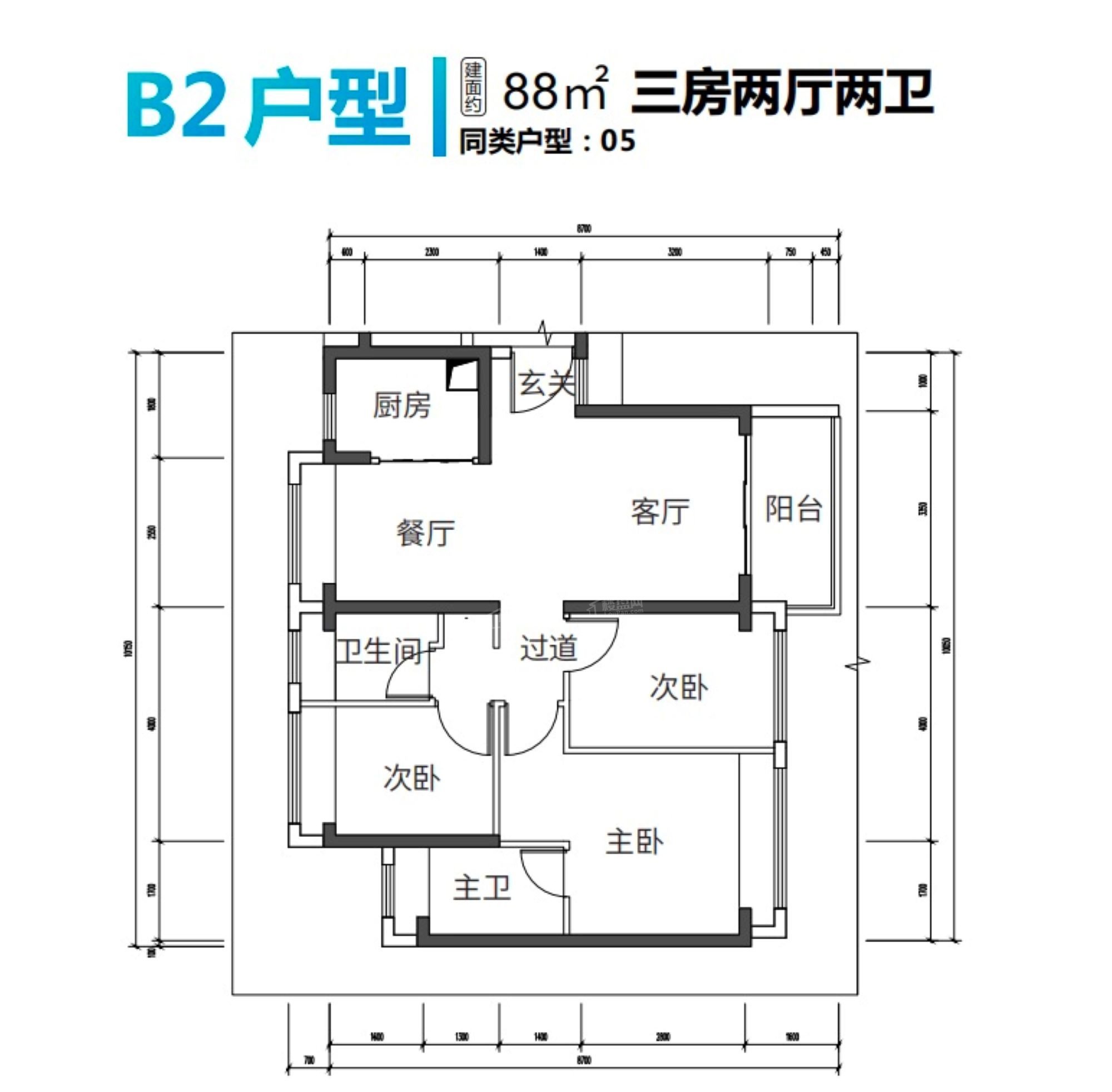 上饶同心景苑户型图图片