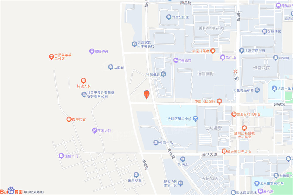 恒昌首府 位置图