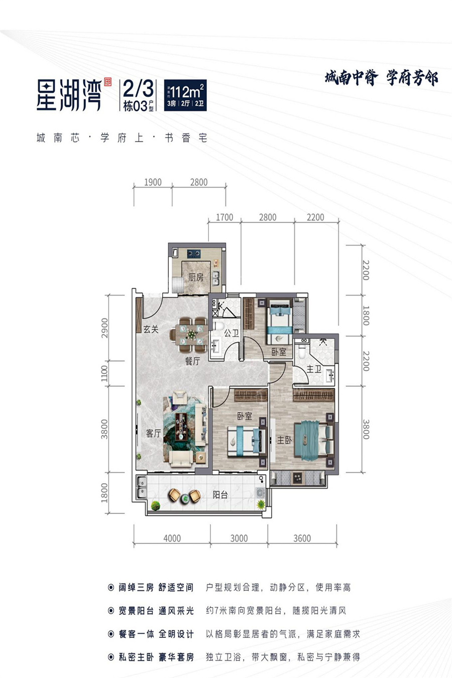 星湖湾邸户型配套解读