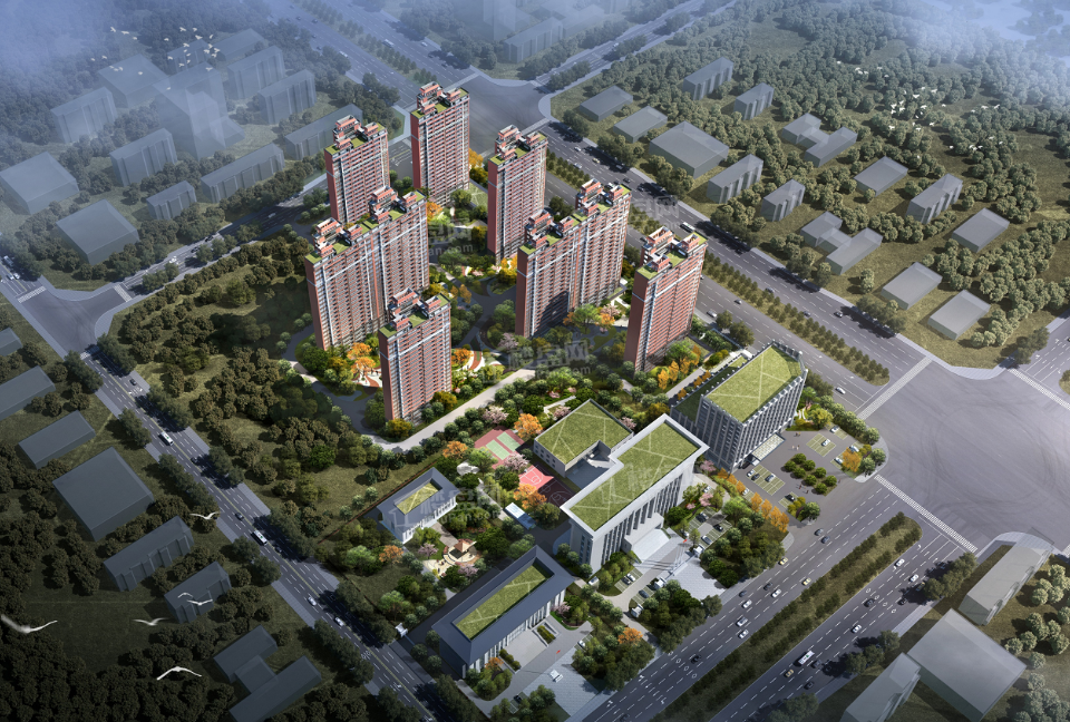 秦川学府秦川学府效果图