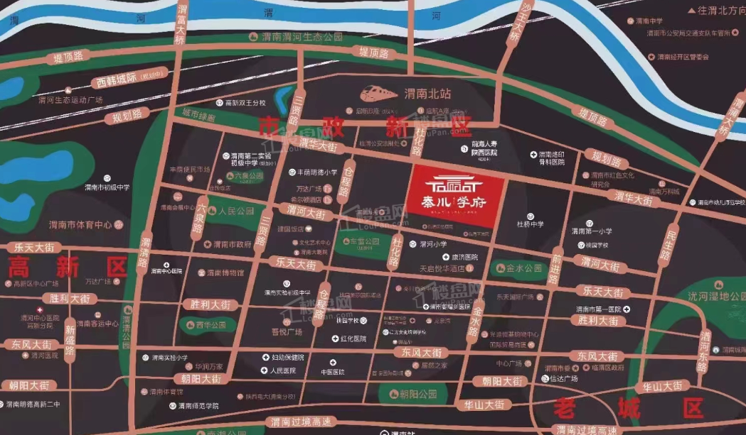 秦川学府秦川学府位置图