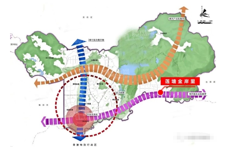 莲塘金岸里位置图