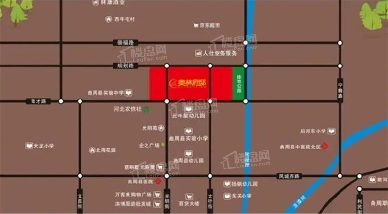 奥林府邸位置图