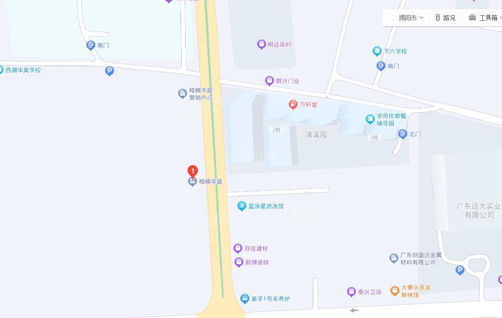 榕楠华庭 榕楠华庭位置图