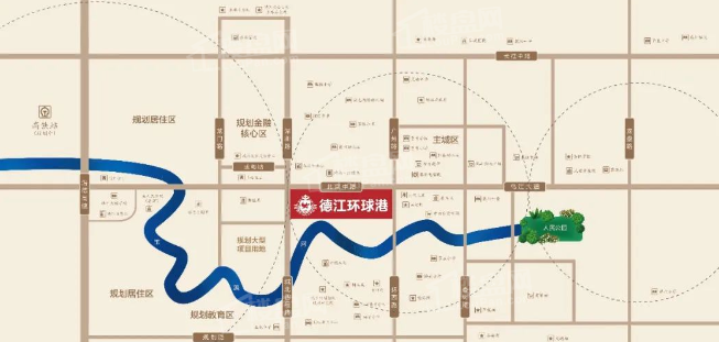 德江环球港位置图