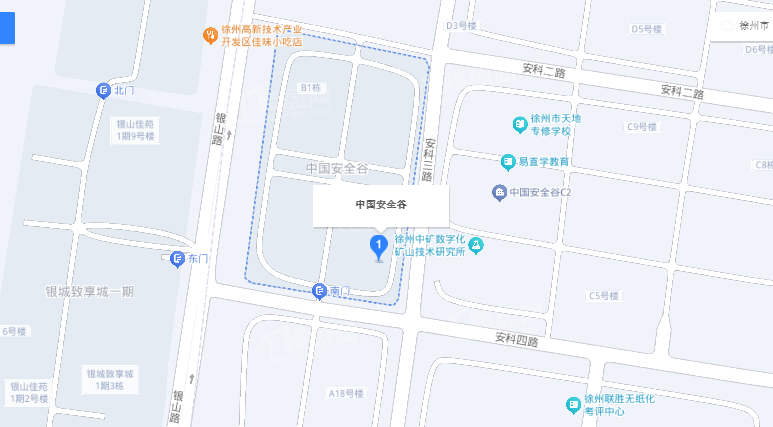 中业慧谷中国安全谷位置图
