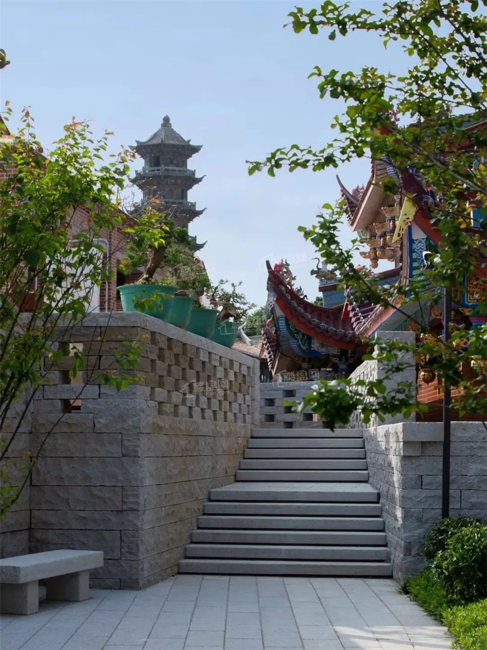 东百利桥古街效果图