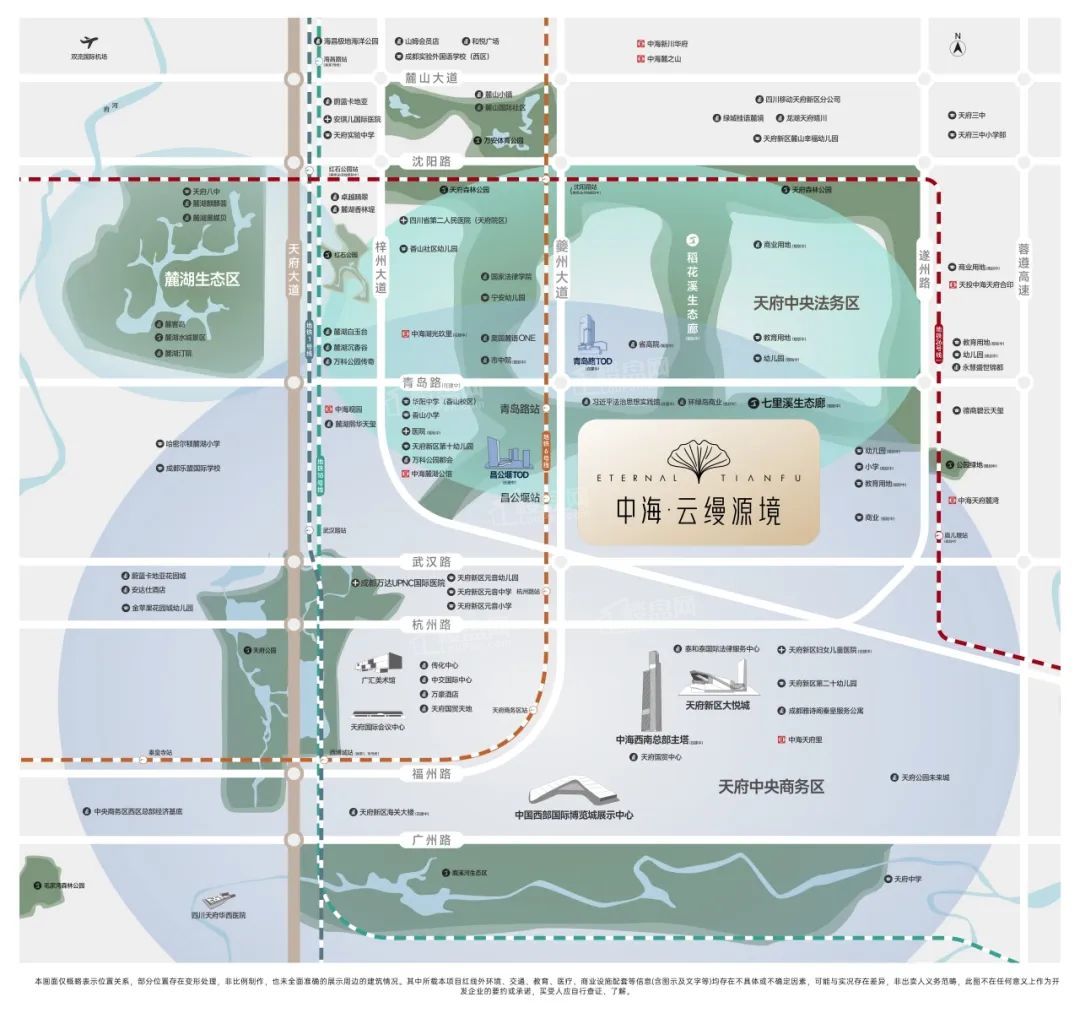 中海云缦源境中海云缦源境位置图