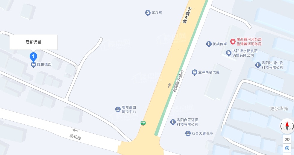 隆佑德园隆佑德园位置图