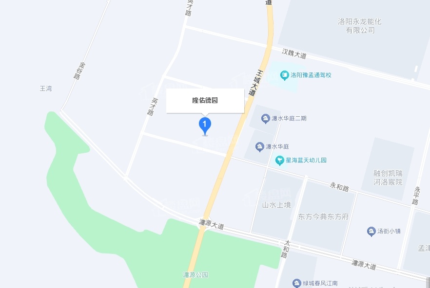 隆佑德园隆佑德园位置图