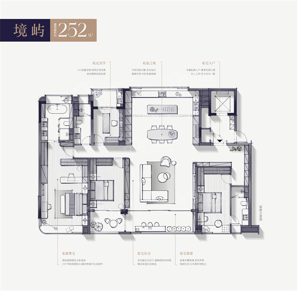 南京贤坤花园4室2厅3卫户型图-南京楼盘网