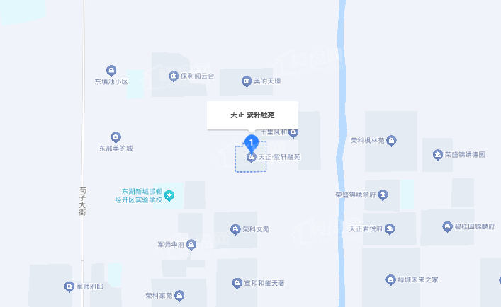 天正紫轩融苑天正紫轩融苑位置图