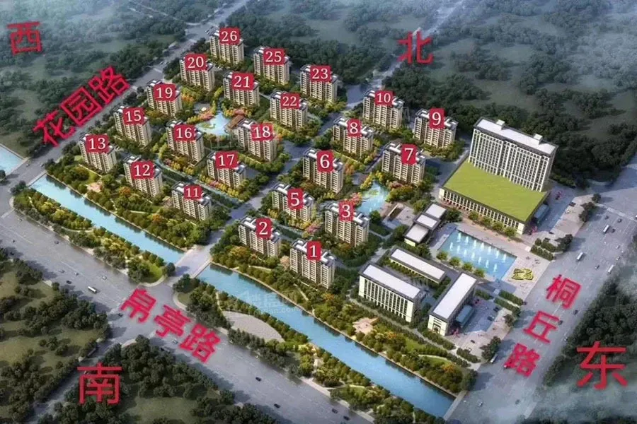 沈丘·麒麟府二期效果图
