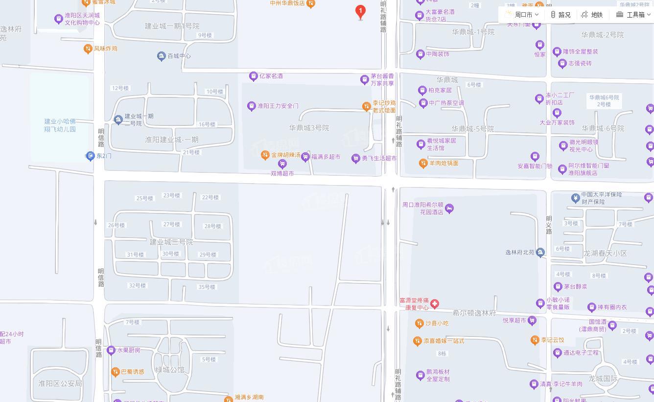 羲皇·壹号院位置图