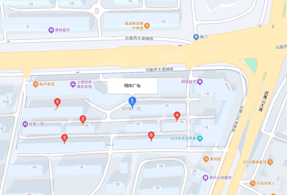 明珠广场位置图