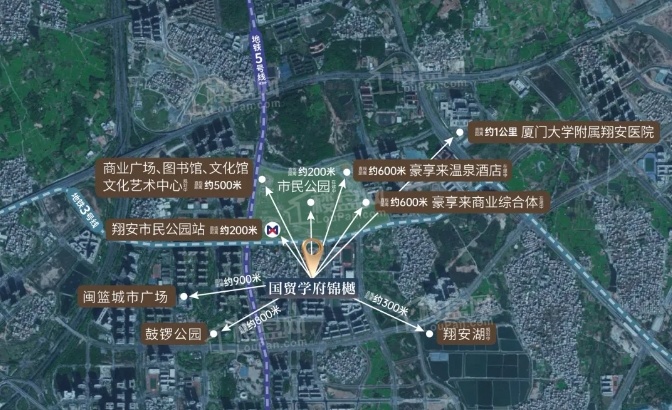 国贸学府锦樾 位置图