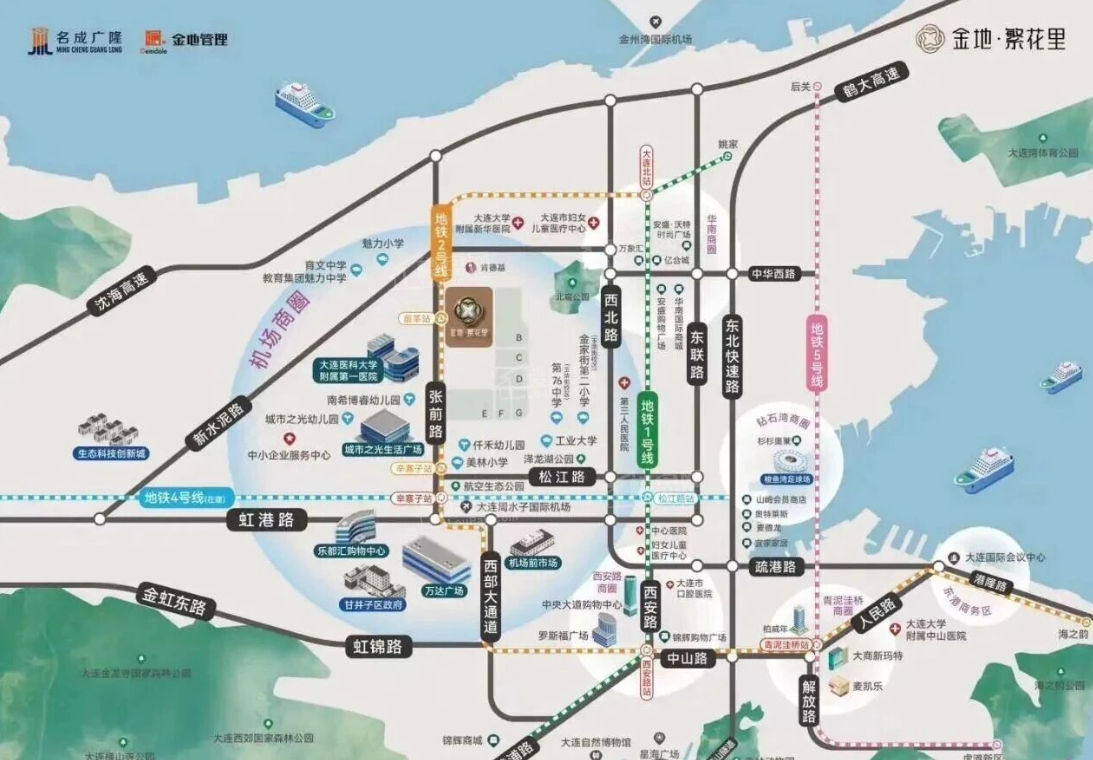 金地·繁花里金地·繁花里位置图