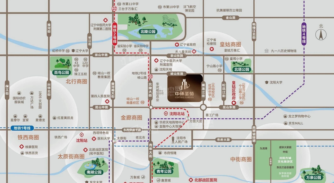 中环圣苑位置图