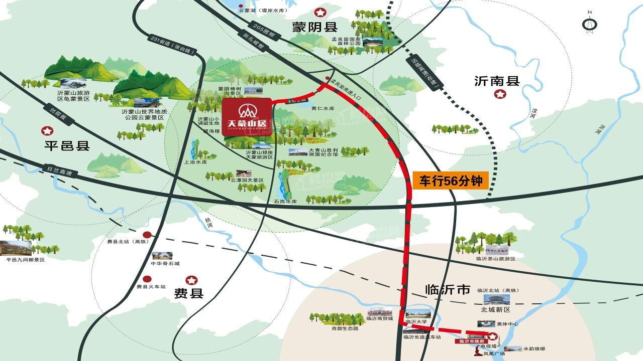 天蒙山居天蒙山居位置图