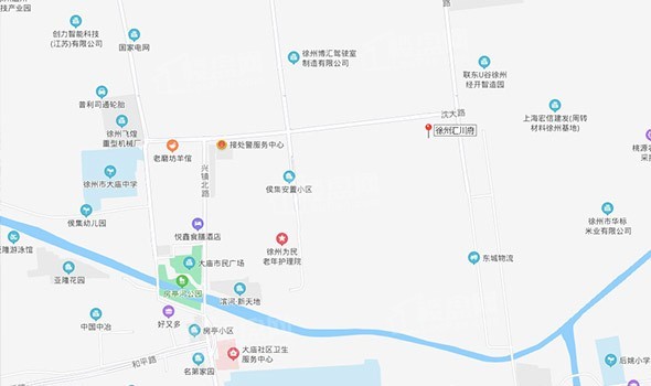徐州汇川府位置图