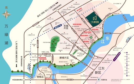 霸王花东城国际位置图