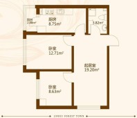 金瑞林城使用面积53平米