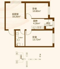 金瑞林城使用面积51平米