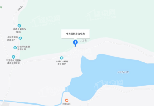 中南菩悦春山听湖院位置图