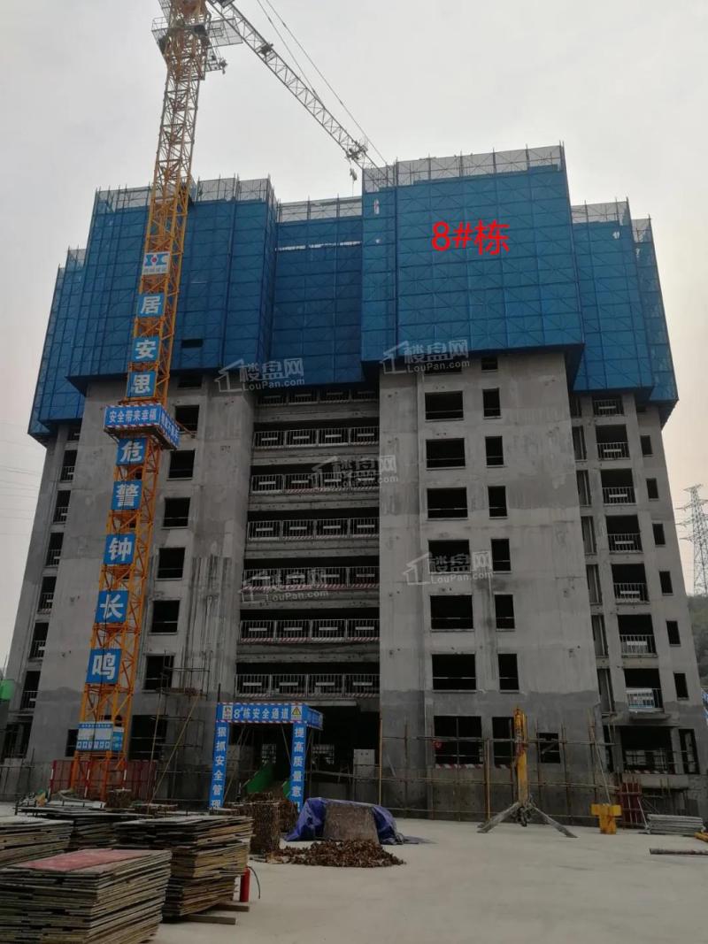 郴州中梁首府2020年1月工程进度