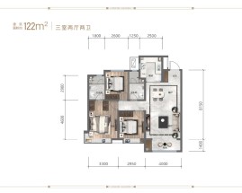 122平米户型