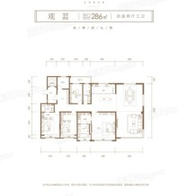 恒信熙湖名筑观芸 4室2厅3卫1厨