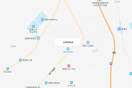 圣桦锦悦府交通图