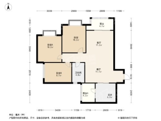 新城琅翠户型图